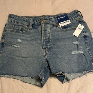 Old Navy Women's Distressed Blue Jean Shorts